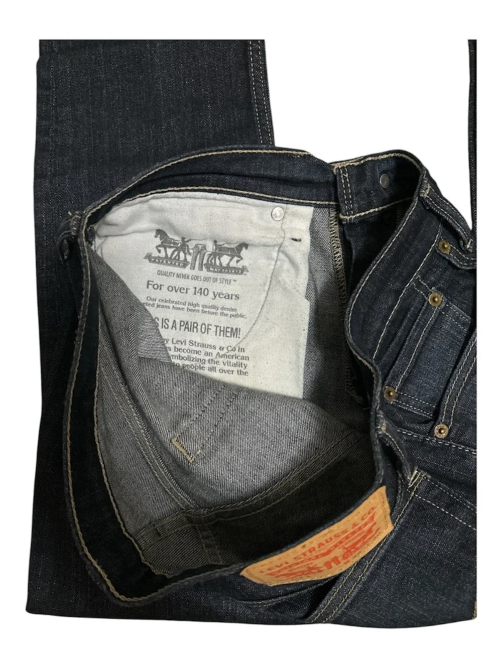 Levi’s 511 Slim Fit Men’s Jeans Dark Wash W32 L30 Classic Denim